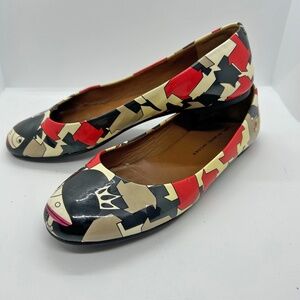 Patent Leather Marc Jacobs artistic ballet flats "Miss Marc" Vintage